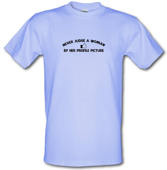 Never Judge A Woman By Her Profile Picture T-Shirts for Kids